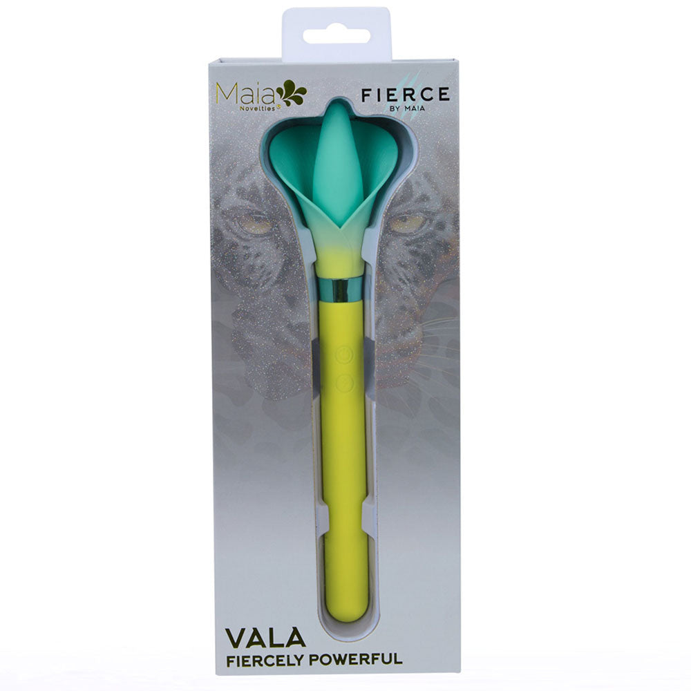 Maia VALA -  - /Green 22.2 cm USB Rechargeable Flower Vibrator