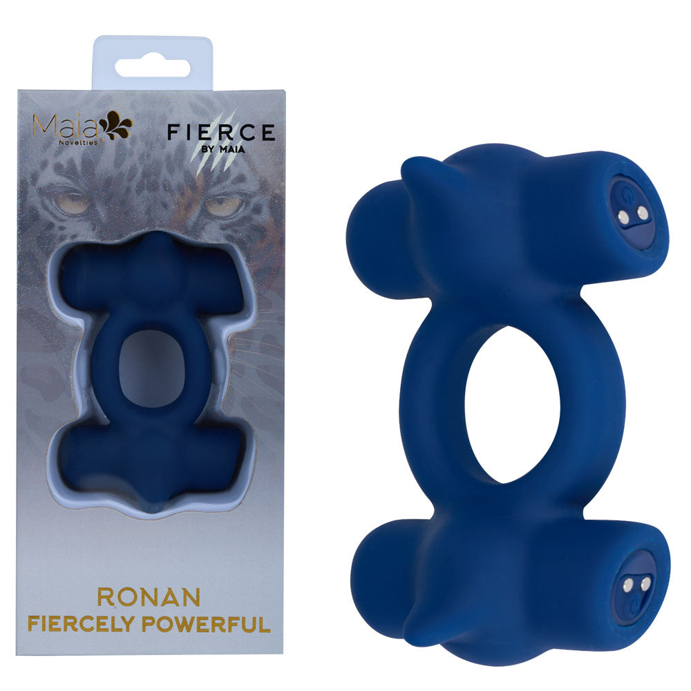 Maia RONAN -  -  USB Rechargeable Dual Vibrating Cock Ring