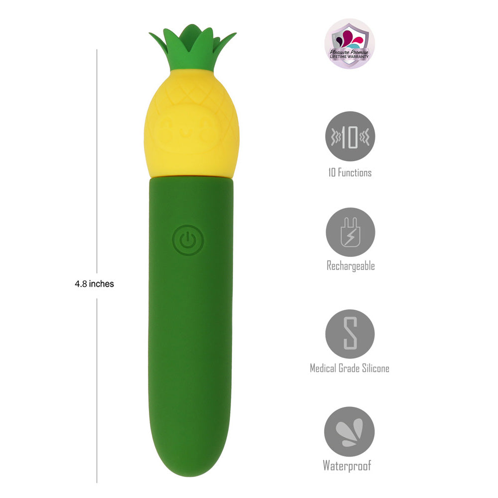 Maia PINA - /Yellow 11.1 cm USB Rechargeable Bullet