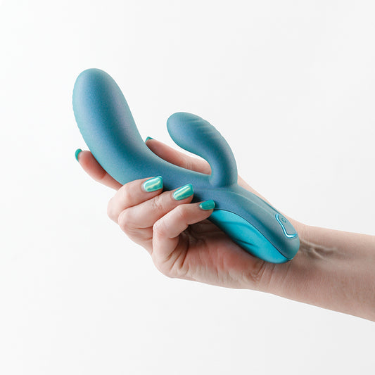 Royals - Regent - Metallic  - Metallic  19.3 cm USB Rechargeable Rabbit Vibrator