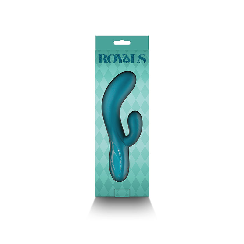 Royals - Regent - Metallic  - Metallic  19.3 cm USB Rechargeable Rabbit Vibrator