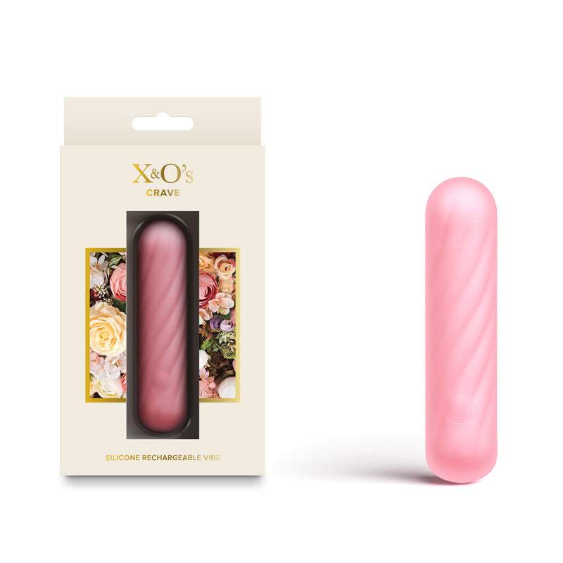 X & O's Crave - Light  - Light  10.5 cm USB Rechargeable Bullet