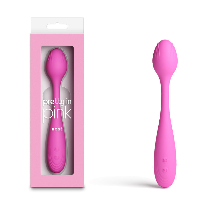 Pretty in  Rose -  -  19.4 cm USB Rechargeable Vibrator