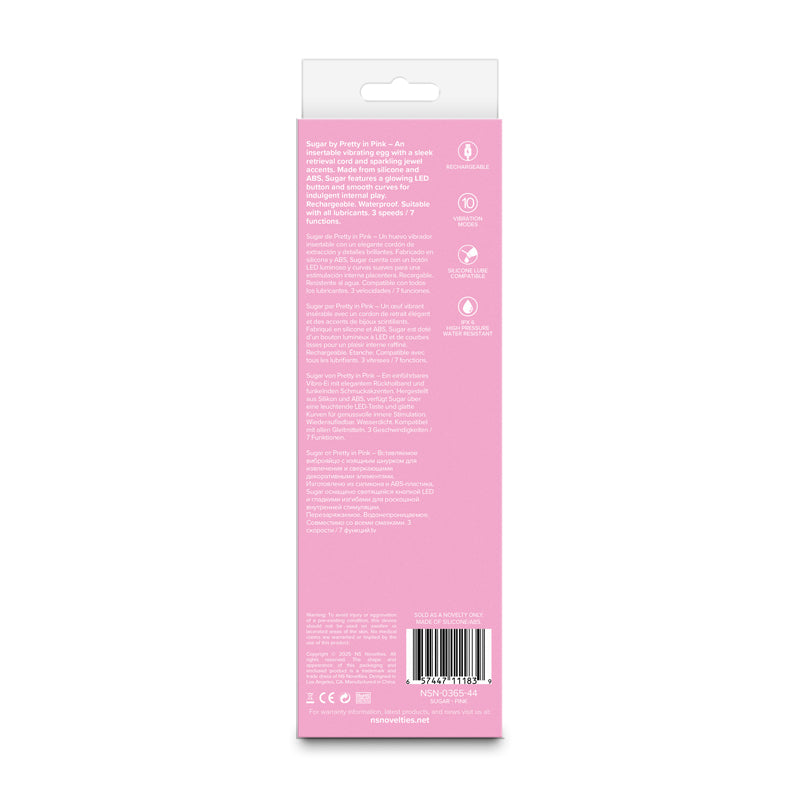 Pretty in  Sugar -  -  21 cm USB Rechargeable Flexible Vibrator