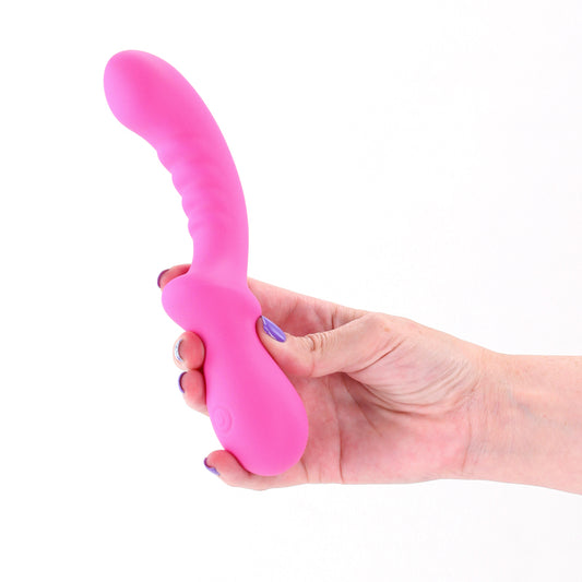Pretty in  Peony -  -  19.8 cm USB Rechargeable Vibrator