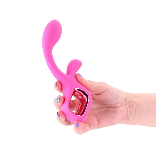 Pretty in  Velvet -  -  18.7 cm USB Rechargeable Rabbit Vibrator