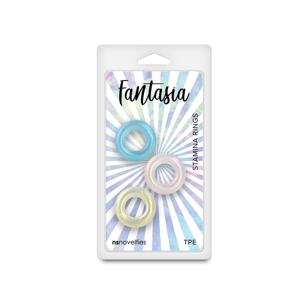 Fantasia - Stamina Rings - Multicolour -  Cock Rings - Set of 3