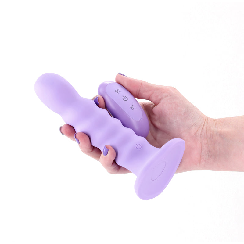 Colours Ribbed - 6'' Vibrating Dildo -  -  16.5 cm USB Rechargeable Vibrating Dildo with Wireless Remote