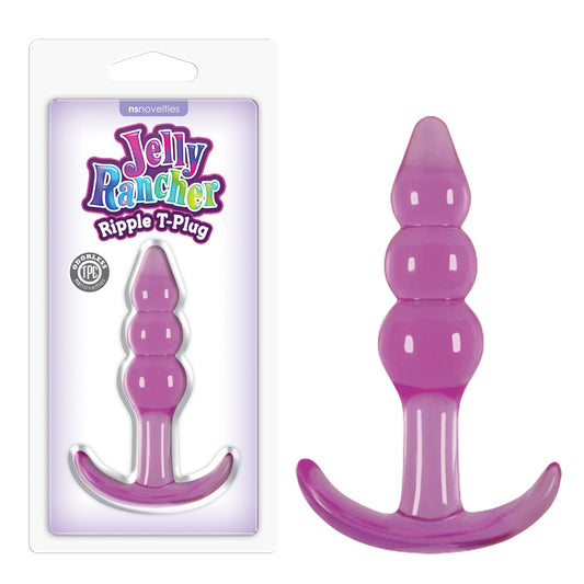 Jelly Rancher Ripple T-Plug -  -  10.9 cm (4.3'') Butt Plug