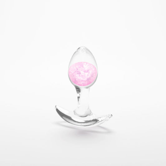 Glams Cosmic - Small -  - Clear/ 8.1 cm Small Butt Plug
