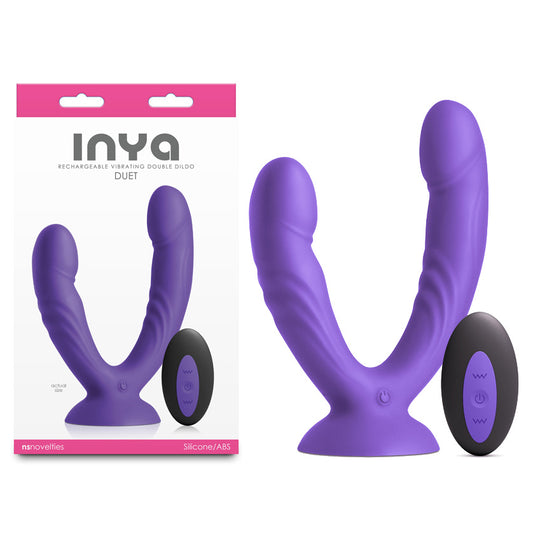 INYA Duet -  -  USB Rechargeable Vibrating Double Dildo with Wireless Remote
