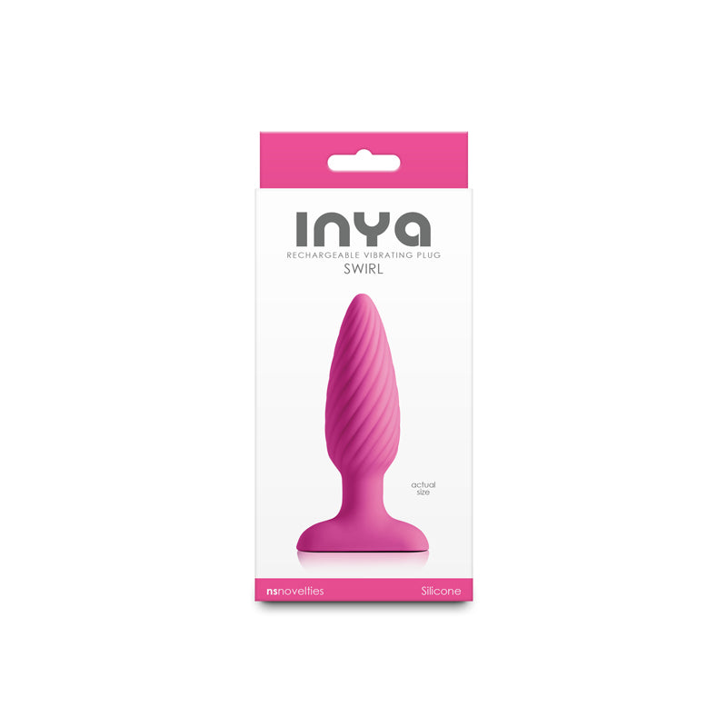 INYA Swirl -  -  10.7 cm USB Rechargeable Vibrating Butt Plug