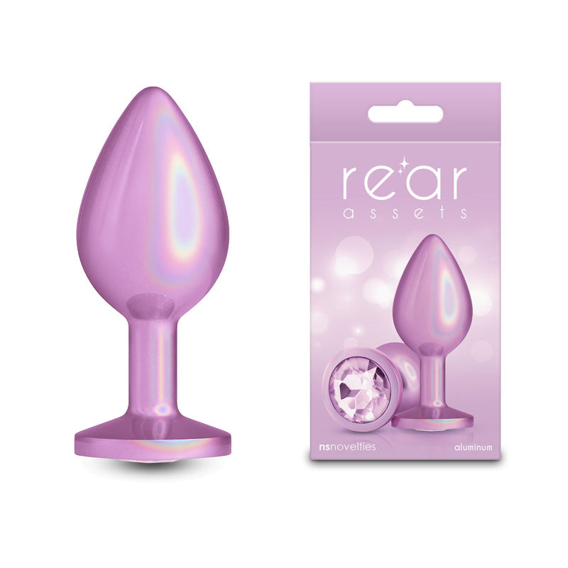 Rear Assets Iridescent - Medium -  - Iridescent  8.2 cm Medium Butt Plug