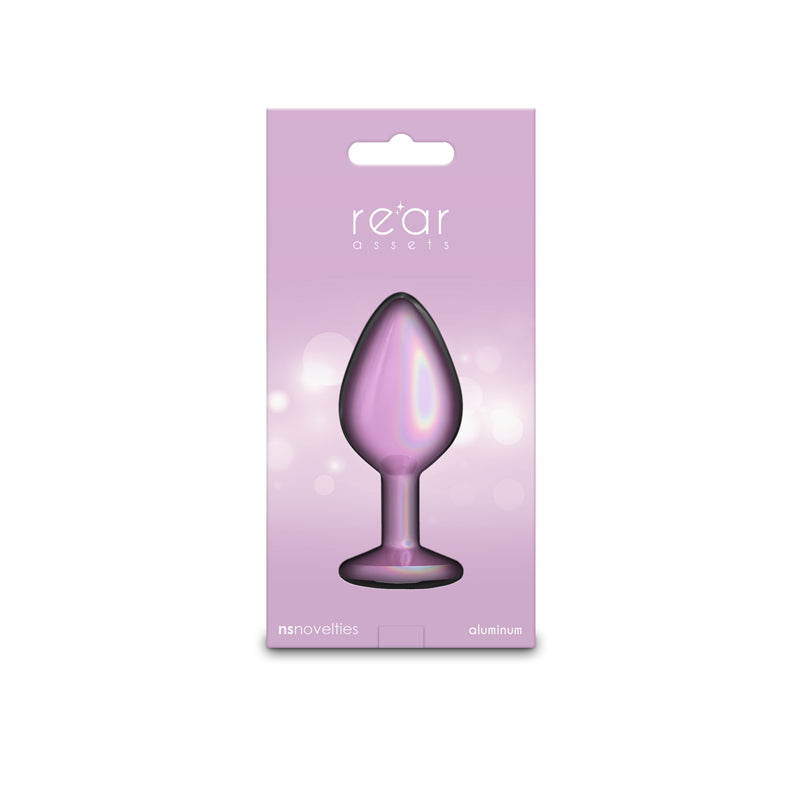 Rear Assets Iridescent - Medium -  - Iridescent  8.2 cm Medium Butt Plug