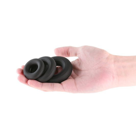 Renegade 3pc Fireman Rings -  -  Cock Rings - Set of 3 Sizes