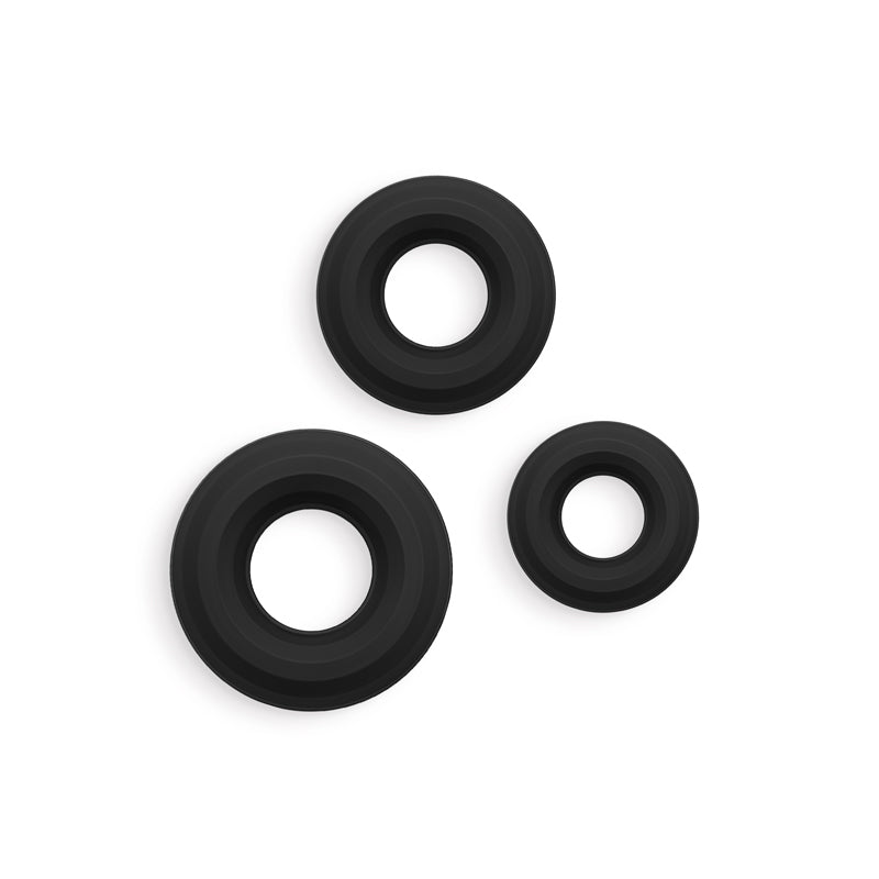 Renegade 3pc Fireman Rings -  -  Cock Rings - Set of 3 Sizes