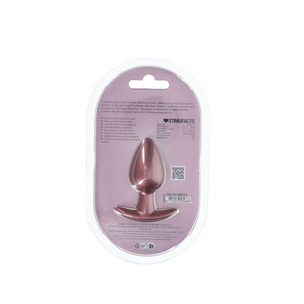 OUCH! Anal Plug - Medium -  -  7.9 cm Medium Butt Plug