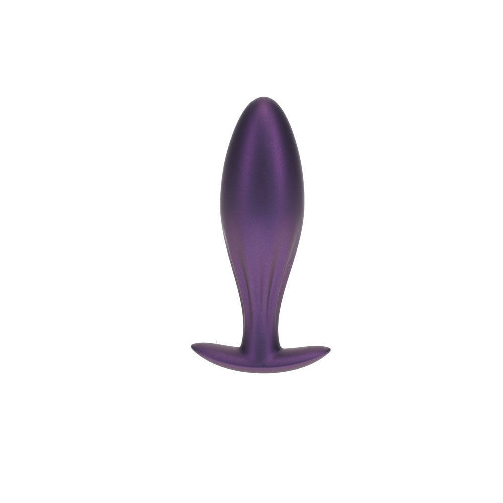 OUCH! Oval Anal Plug - Metallic  - Metallic  11.7 cm Butt Plug