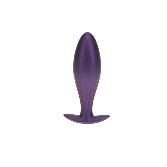 OUCH! Oval Anal Plug - Metallic  - Metallic  11.7 cm Butt Plug
