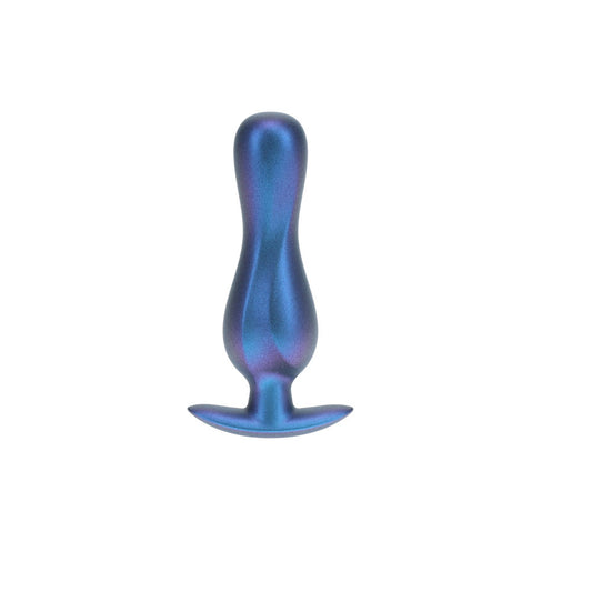 OUCH! Curvy Anal Plug - Metallic  - Metallic  11.7 cm Butt Plug