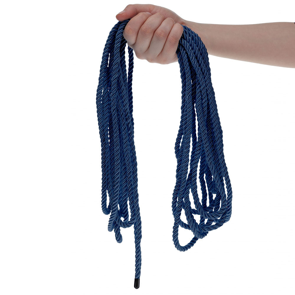 OUCH! Bondage Rope - 10 M - Navy  - Navy  Nylon Bondage Rope - 10 metre Length