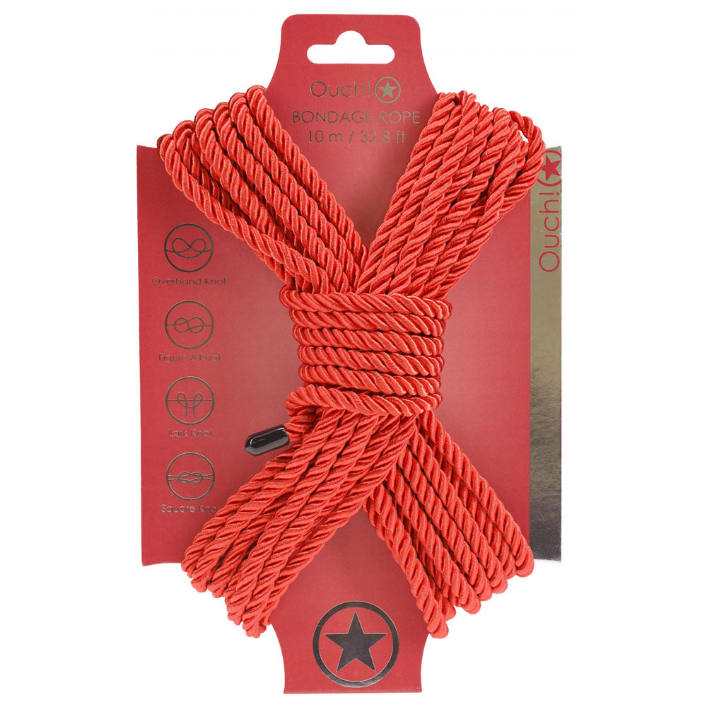OUCH! Bondage Rope - 10 M -  -  Nylon Bondage Rope - 10 metre Length