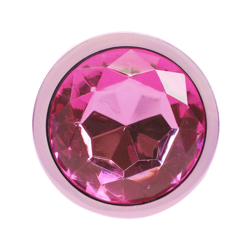 OUCH! Paris Collection - Metal Anal Plug Set -  - Metallic  Butt Plugs with Gem Bases - Set of 3 Sizes