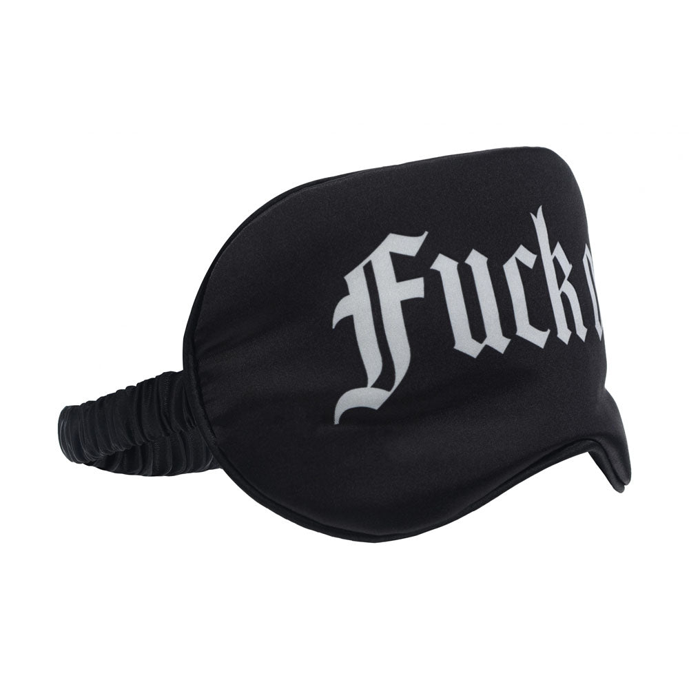 OUCH! Satin Mask - Fuck Off -  Printed Eye Mask