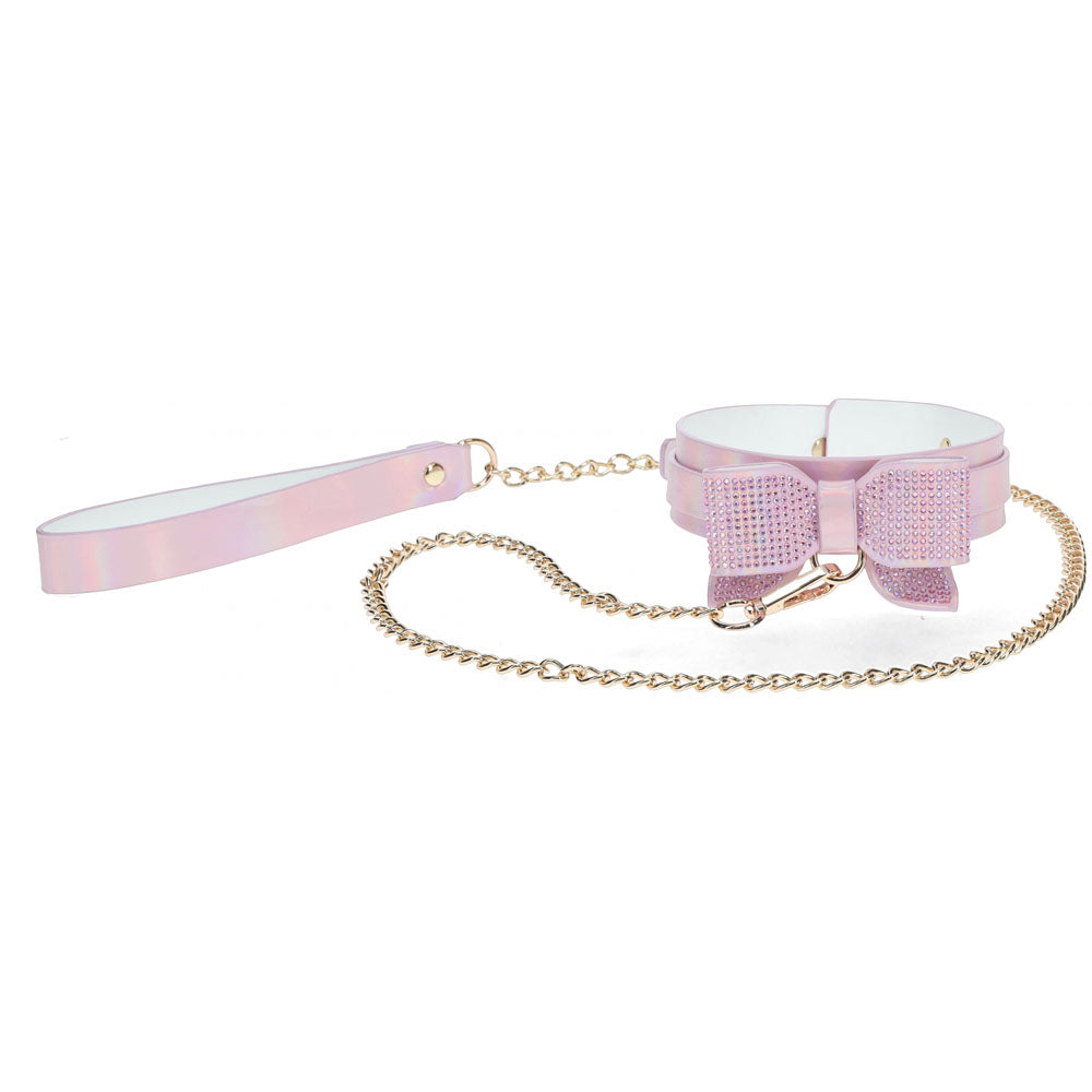 OUCH! Paris Collection - Collar with Leash -  Restraint