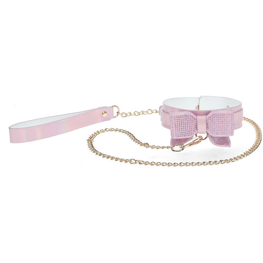 OUCH! Paris Collection - Collar with Leash -  Restraint