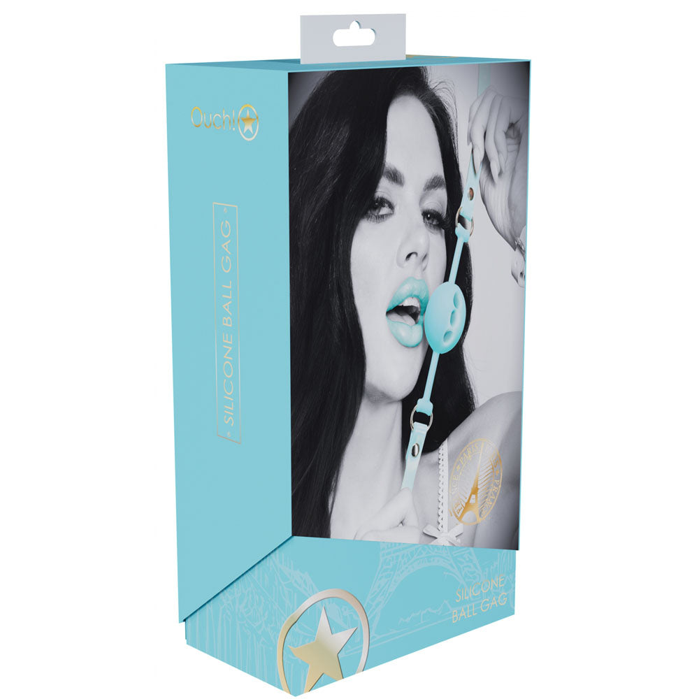 OUCH! Paris Collection - Silicone Ball Gag - Baby  Breatheable Mouth Restraint