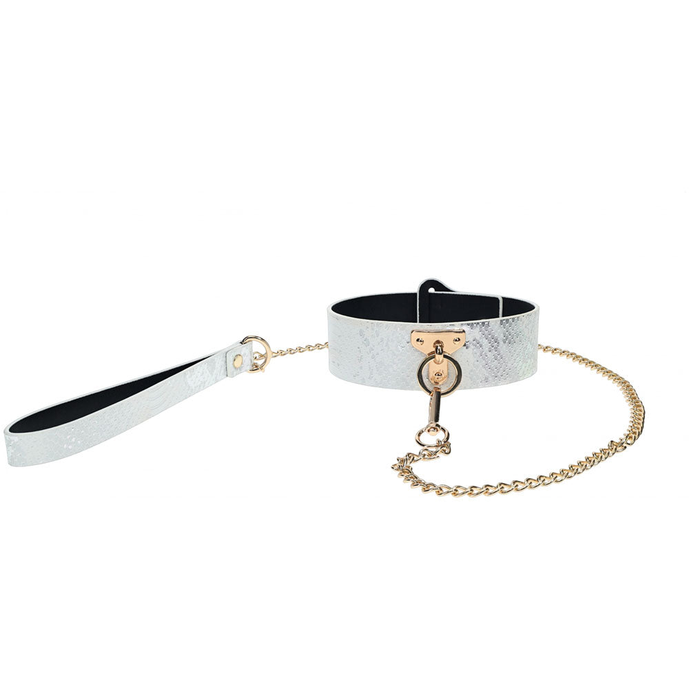 OUCH! Florence Collection - Collar with Leash -  Restraint