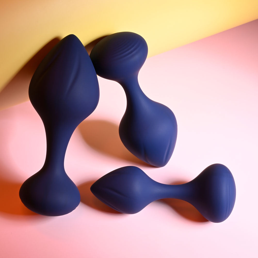 Playboy Pleasure TAIL TRAINER -  Butt Plugs - Set of 3 Sizes