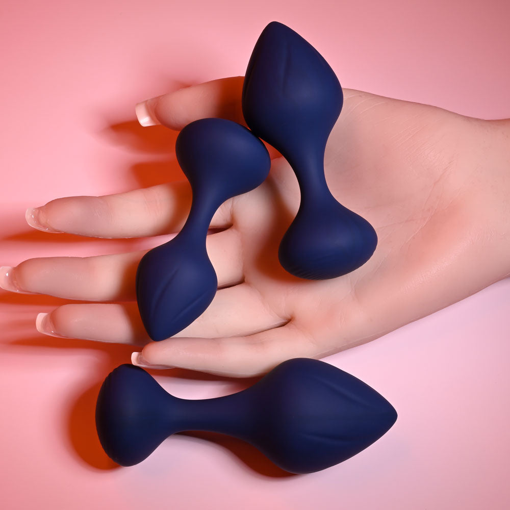 Playboy Pleasure TAIL TRAINER -  Butt Plugs - Set of 3 Sizes