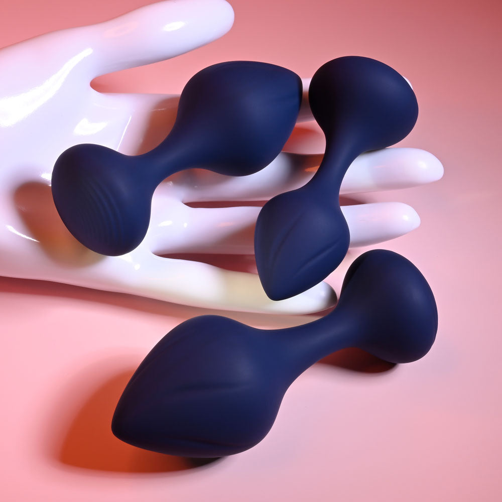 Playboy Pleasure TAIL TRAINER -  Butt Plugs - Set of 3 Sizes