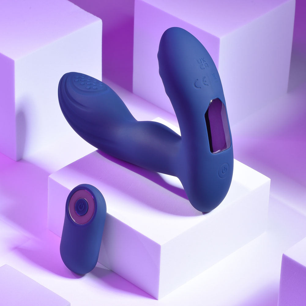 Playboy Pleasure PLEASURE PLEASER -  USB Rechargeable Vibrating Prostate Massager with Wireless Remote