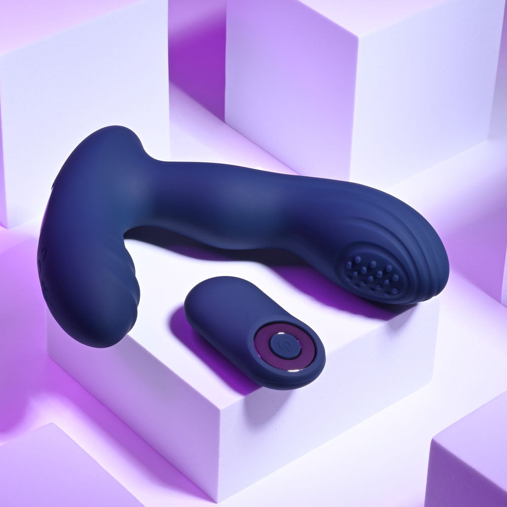 Playboy Pleasure PLEASURE PLEASER -  USB Rechargeable Vibrating Prostate Massager with Wireless Remote