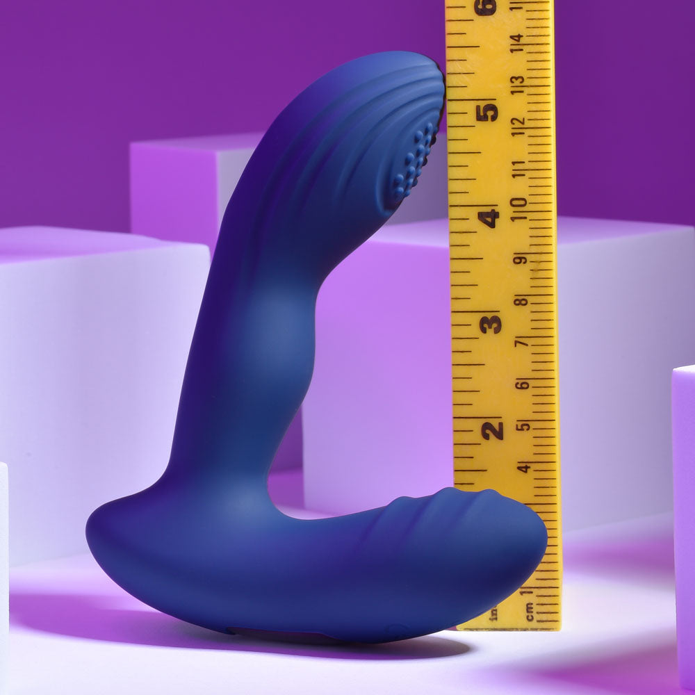 Playboy Pleasure PLEASURE PLEASER -  USB Rechargeable Vibrating Prostate Massager with Wireless Remote