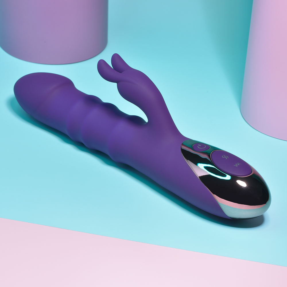 Playboy Pleasure HOP TO IT -  23.5 cm USB Rechargeable Rabbit Vibrator