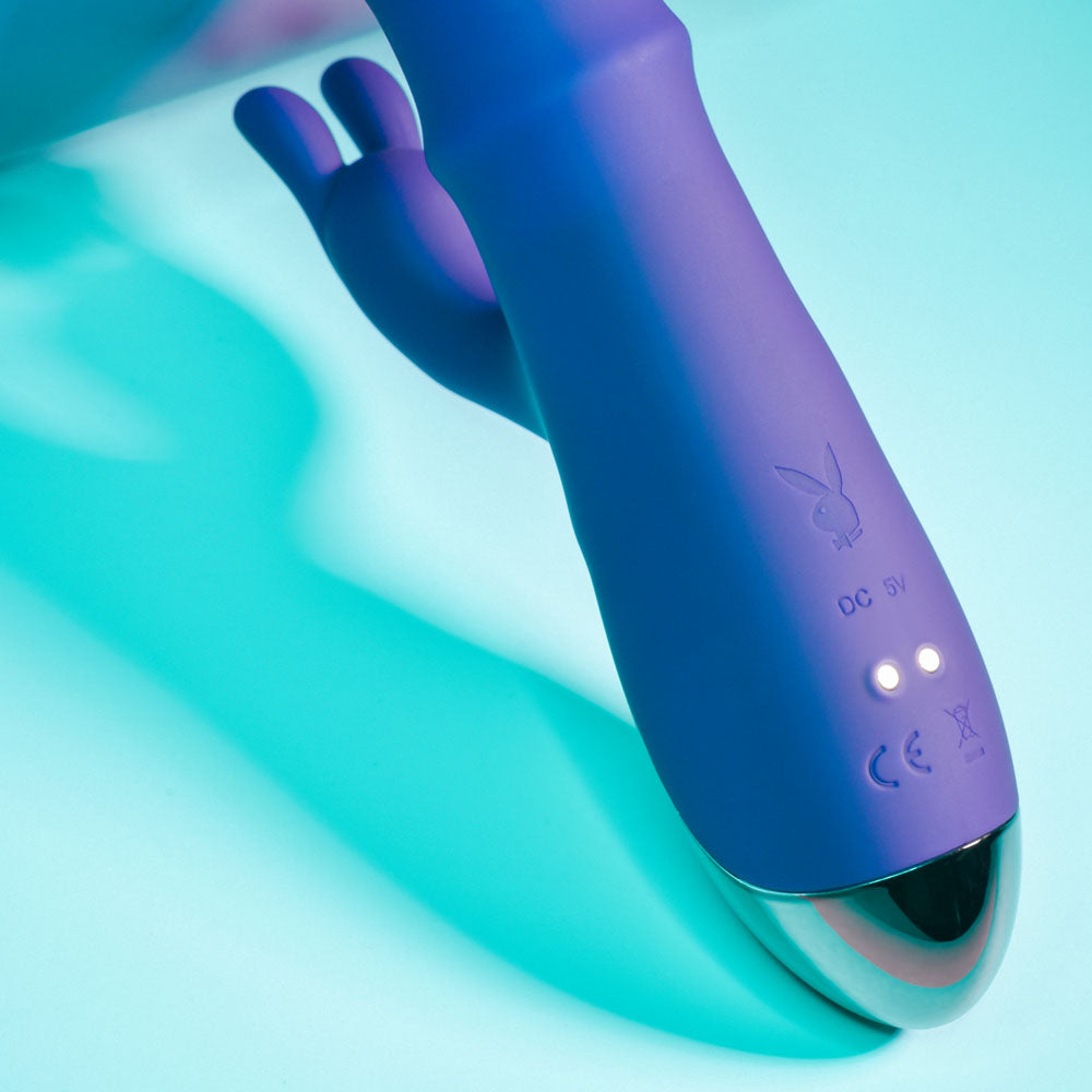 Playboy Pleasure HOP TO IT -  23.5 cm USB Rechargeable Rabbit Vibrator