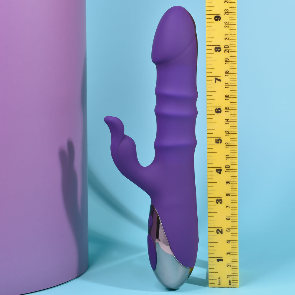 Playboy Pleasure HOP TO IT -  23.5 cm USB Rechargeable Rabbit Vibrator