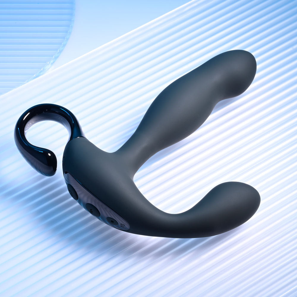 Playboy Pleasure COME HITHER -  13.2 cm USB Rechargeable Vibrating Prostate Massager with Wireless Remote Control