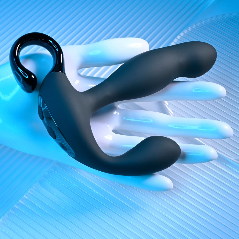 Playboy Pleasure COME HITHER -  13.2 cm USB Rechargeable Vibrating Prostate Massager with Wireless Remote Control
