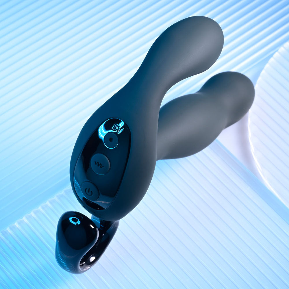 Playboy Pleasure COME HITHER -  13.2 cm USB Rechargeable Vibrating Prostate Massager with Wireless Remote Control