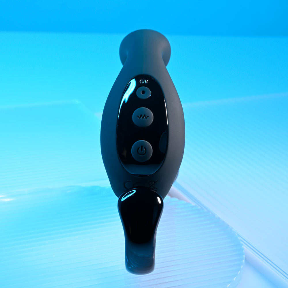 Playboy Pleasure COME HITHER -  13.2 cm USB Rechargeable Vibrating Prostate Massager with Wireless Remote Control