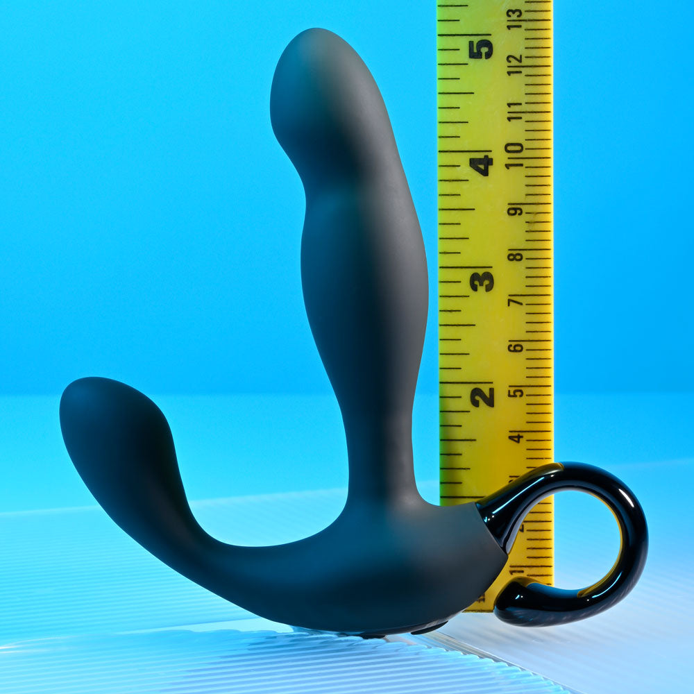 Playboy Pleasure COME HITHER -  13.2 cm USB Rechargeable Vibrating Prostate Massager with Wireless Remote Control