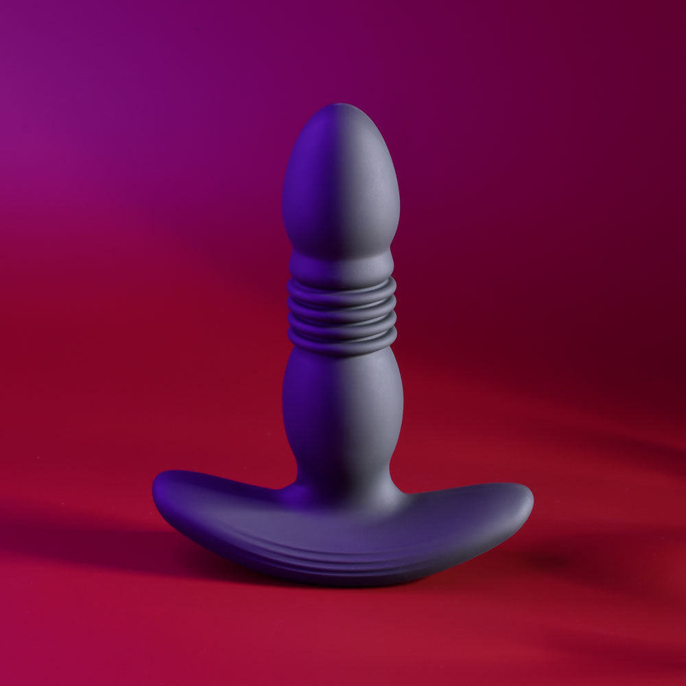 Playboy Pleasure TRUST THE THRUST -  13.7 cm USB Rechargeable Thrusting Butt Plug with Wireless Remote