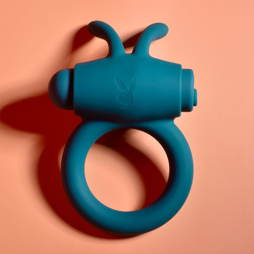 Playboy Pleasure BUNNY BUZZER -  USB Rechargeable Vibrating Cock Ring