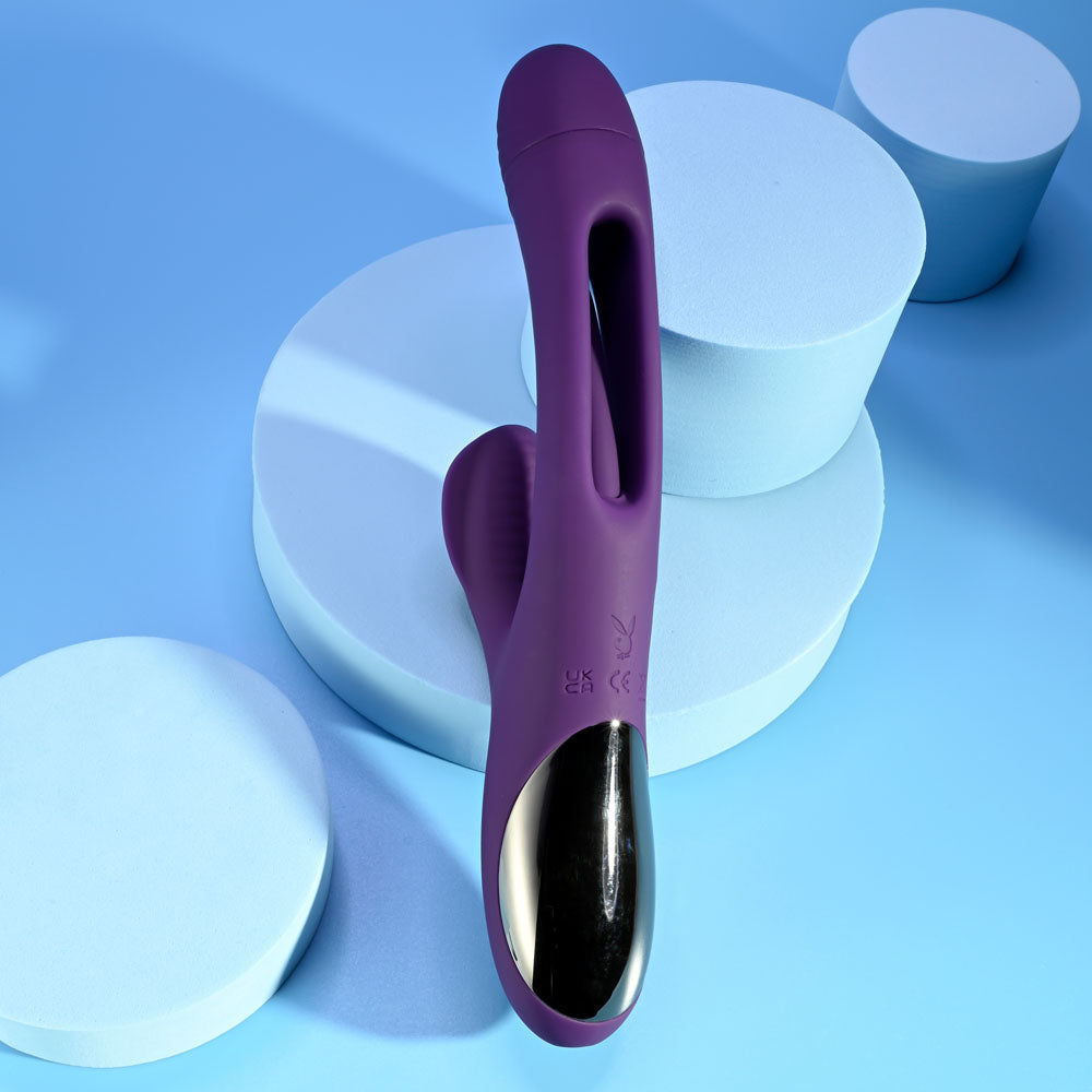 Playboy Pleasure THE THRILL -  24.4 cm USB Rechargeable Rabbit Vibrator