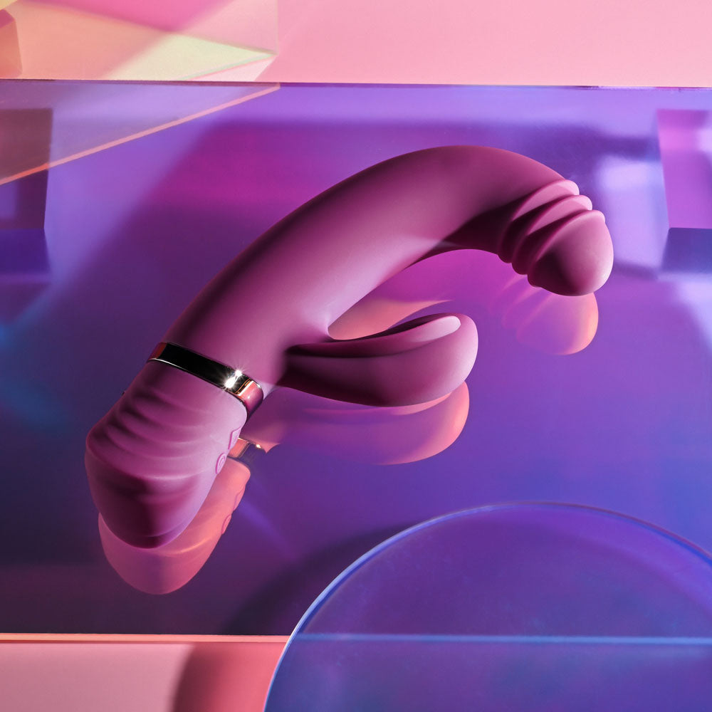 Playboy Pleasure TAP THAT -  16.5 cm USB Rechargebale Rabbit Vibrator